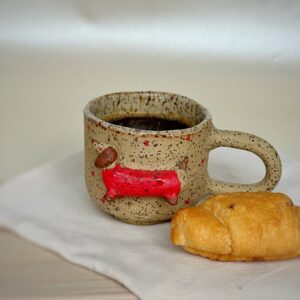 Dachund Mug - RED